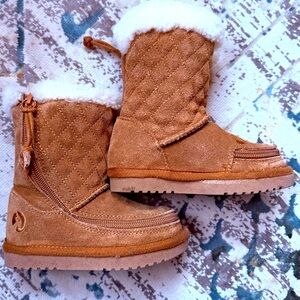 Cozy Brown Kids Boots